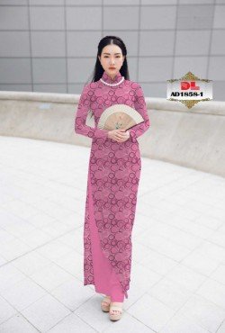 Vải áo dài hoạ tiết 1858 AD 1858